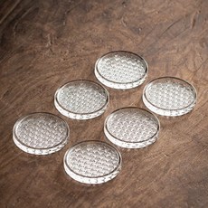 1인 화로 구이 돌판 한우 스테이크 일식 불판, C. 웨이브 코스터 라운드6