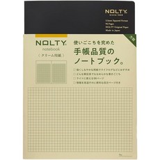 놀티 NOLTY 노트 A5 그리드 크림색 페이퍼 96페이지 NCG11 블랙