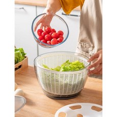 야채 탈수기 대용량 펌프식 채소 과일 스피너, 1. 전기 건조기 4.5L