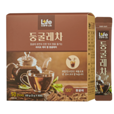 라이프케어랩 국내산 둥굴레차 티백없는 과립형 볶은 분말 가루, 1박스, 50개입, 3g