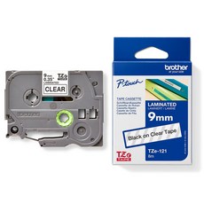 brother 9mm 原廠護貝標籤帶 TZe-121/221/421/521/621/721/222/223-長度8M