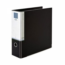 문화 B849B-7 합지 3공 D링바인더 흑색 9cm 대용량바인다, 1개