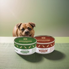 네츄럴코어 반려견 치킨 비프 습식 주식 캔, 주식 치킨캔, 80g, 12개