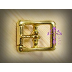 安提帕斯手工皮革 銅製2006日字型皮帶頭(黃銅色20mm), 1個