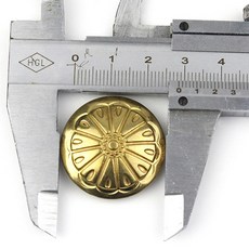 황동 스크류 CONCHOS 리벳 스타 장식 버튼 가죽 공예 지갑 가방 안장 벨트, model C, 1개