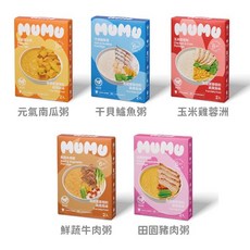 MUMU寶寶粥，多種口味選擇，六個月以上寶寶適用，營養豐富好吸收, 元氣南瓜, 300g, 1盒
