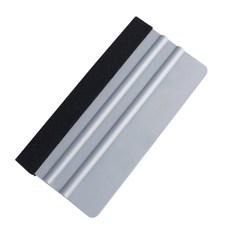 汽車包膜工具組：改色膜、隔熱紙專用，雙面絨毛刮板，加大塑膠四方刮板，玻璃刮刀, 絨毛款