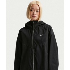 나이키 NIKE 자켓 바람막이 집 후드 점퍼 스포츠웨어 오버사이즈 레인 재킷 W - 블랙:세일 IF5894-010