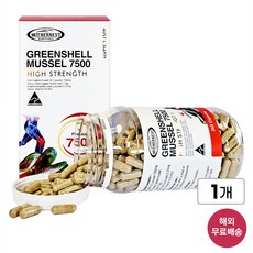 [호주] 마더네스트 초록입 홍합 (뉴질랜드산 원료) 7500mg 365정 관절 건강 본사 정품 (28년 02월), 1개