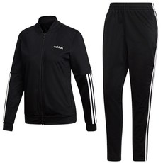 adidas 愛迪達 女款三線條紋運動服上下套裝訓練套裝 DV2428