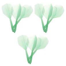 3-12개 일체형 다트 샤프트 및 플라이트 낙하 방지 내구성 있는 2BA 스크류 ﻿, 01 Green 9PCS