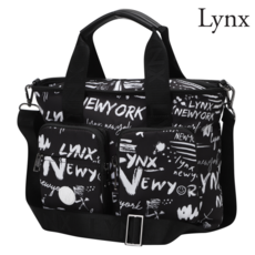 링스골프 링스 여성 아웃 투포켓 트윌 토트백 L21C3BG683_BK, BK_FREE