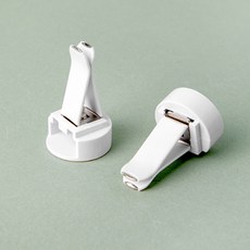 석고방향제벤트클립+플라스틱캡(5셋트)-화이트, 벤트클립new-화이트(5개)