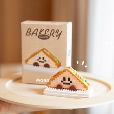 빵 모양 블록 미니 베이커리, 1개, 샌드위치