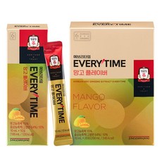 정관장 에브리타임 망고 플레이버 홍삼스틱 10ml 20포, 20개