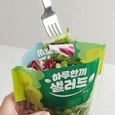 [다신샵] 3회세척 신선한 하루한끼 샐러드 믹스/ 7가지야채, 80g, 5개