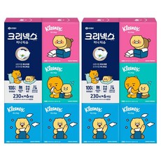 크리넥스 코튼처럼 부드러운 프리미엄 미니티슈 카카오프렌즈, 230매입, 12개