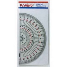 (109256)반원분도기(정안사/18cm) 1(pc), 본상품