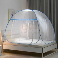 SY몰 원터치 침대 모기장 원터치침대모기장 대형방충망 바닥텐트, 1인용 100cm