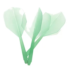 60-3개 2BA 나사형 소프트 다트 플라이트 및 투명 낙하 방지 일체형 테일 전문가용, 01 Green 3PCS