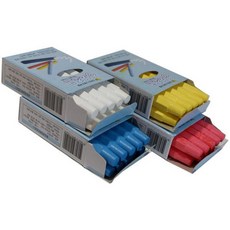 상보 육각워터초크 물칠판 수용성 분필 초크 1갑, 하양