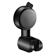 吸盤蓮蓬頭支架 真空吸盤花灑支架 可調節移動 淋浴噴頭底座 家用 花灑支架 蓮蓬頭支架, 曜石黑