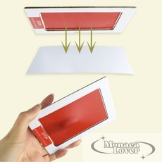 모나카러버 묻지않는 발도장 스탬프 세트 애완견발도장, 1개, 검