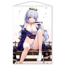 原神【八百萬製作所授權】【八百萬堂】【絆】原神同人周邊掛軸/原神/50X70公分, 9/神里綾華