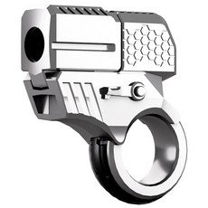 UB 메탈 EDC 자이로스코프 권총 피젯, 실버, 1개