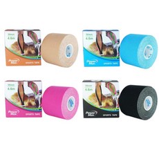 【藥師優選】PowerMax給力貼 MIT 肌內效貼布 單捲 50mm 彈性佳，可拉伸1.8倍, 1個, 紅色