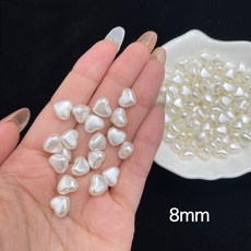 진주비즈공예 재료, 하트 95g, 1개