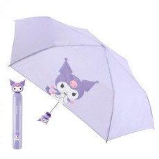 산리오 쿠로미 슬림 하드케이스 50 3단 수동우산