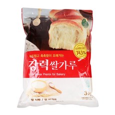 새롬 가루미 강력 쌀가루 3kg, 1개