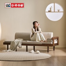규수방 가온 소파베드 1인 2인 3인 원목 데이베드 매트리스 원목침대 쇼파, 원목프레임+토퍼매트리스