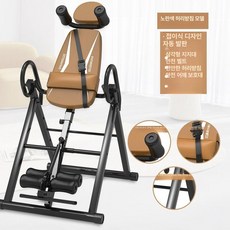 전신 꺼꾸리 혈액순환개선 역운동기구 머신 운동 피트니스용품 뒤집기 요추안정화 벤치 회전 기본형 180도 기구 레드 거꾸리 제품, 9.옐로우/블랙 프리미엄