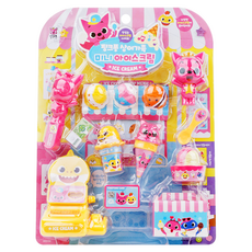 핑크퐁 상어가족 미니 아이스크림 /계산대/쌓기놀이/유아놀이세트, 1개