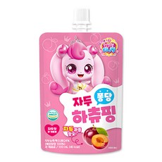 캐치티니핑 자두 퐁당 하츄핑 음료 파우치 과채음료, 1개, 100ml