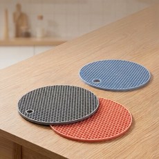 BLUNIZ 실리콘 냄비 받침, 1세트, 노르딕 컬러 3종