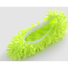 셔닐 바닥청소 슬리퍼 거실용, 1개, 녹색