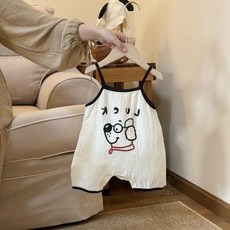 小月龄宝宝衣服夏季薄款可爱休闲婴幼儿吊带爬爬服婴儿连体衣夏装