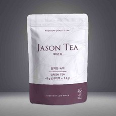 제이슨티 녹차 티백 지퍼백 현미녹차