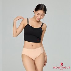 MONTAGUT 夢特嬌 石墨烯 親膚棉質 女中腰三角褲 5件組 MT-P9003, XL-隨機配色