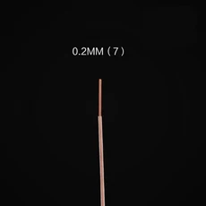 6N OCC 오디오 스피커 케이블 홈 시어터 용 0.2/0.5/0.75/1/1.5/2/2.5mm 정사각형 단결정 구리 와이어 앰프, 02 10미터, 05 0.2 square