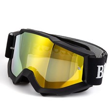 APEBAZY 남성용 빈티지 오토바이 고글 - 오프로드 사이클링 스키 스포츠 ATV 비포장 자전거 레이싱 안경, #1 블랙 프레임+컬러 렌즈-378