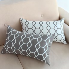 쭈앙 모던 솜포함 쿠션 소파쿠션 의자쿠션 낮잠베개, 그레이