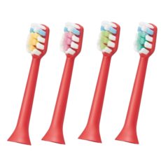 아쿠아픽 음파전동칫솔 AQ-102 칫솔모 (4개입), 레드, 1개