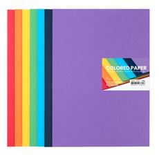 star starred 도톰한 레인보우 7컬러 색지(7 COLORED PAPER), 120g 4절 70매