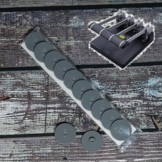 2공펀치 전용 원형받침대 패드 10개 (124N 모델) - 교체 부품