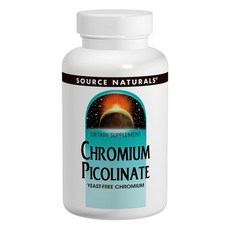 SOURCE NATURALS 吡啶甲酸鉻錠 200mcg, 240顆, 1罐
