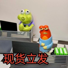 瑞倖衕款 海綿寶寶髮條玩具 臺灣出貨 比奇堡居民路人魚 搞怪創意擺件禮物, 1個, 癱癱魚一個,【比奇堡居民】發條解壓玩具